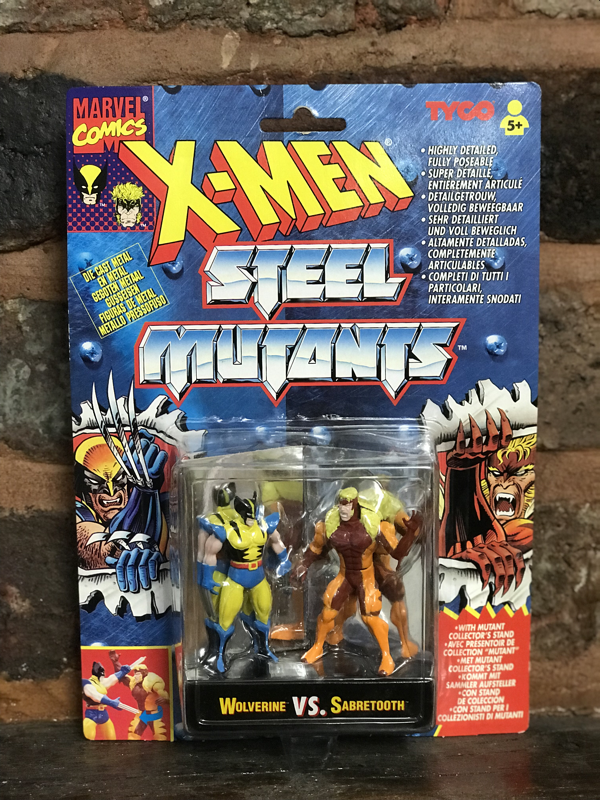 XMen Steel Mutants Wolverine Vs Sabretooth Diecast